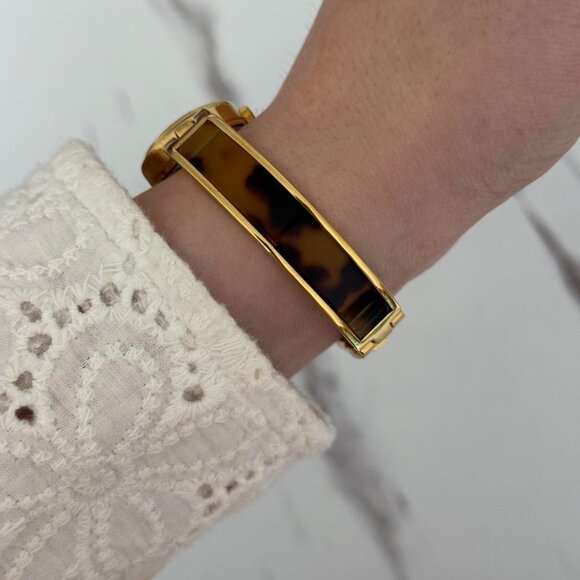 Sku0270 Retro Gold Brown Gemstones Women Watch Bracelet Stainless steel+gift bag